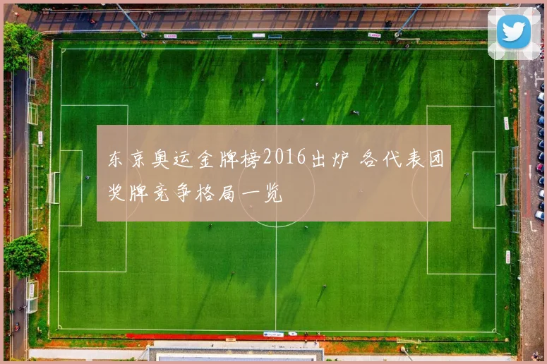 东京奥运金牌榜2016出炉 各代表团奖牌竞争格局一览